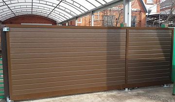 Откатные ворота Alutech Prestige 4000×2000 Alutech