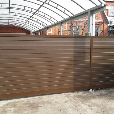 Откатные ворота Alutech Prestige 4000×2000 Alutech